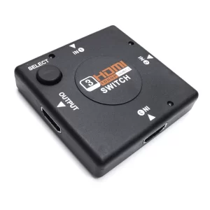 Switch Hub HDMI 1X3 Portas HDMI Botão Select 1080p 1.4