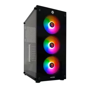Gabinete Gamer HAYOM GB1769, 3X Fans