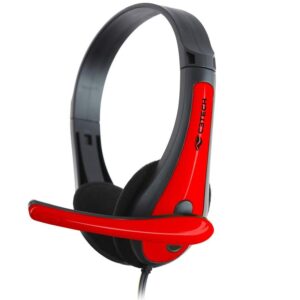 Headset PH-30BK Preto/Vermelho Conexão P2