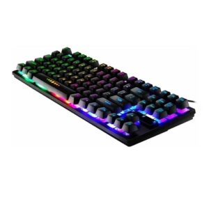 Teclado Gamer Aoas RGB Semi Mecânico