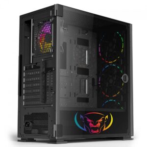 Gabinete Gamer SuperFrame Vamp, Sem Fonte, Com 4 Fans