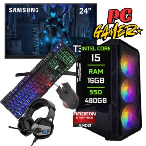 PC Gamer Ryzen 5 5500, 32GB DDR4, SSD 1TB RX 7600