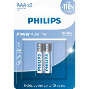 Pilha Philips AAA Alcalina