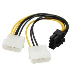 Cabo De Força Pci-e Placa De Vídeo 8 Pinos Adaptador P/fonte