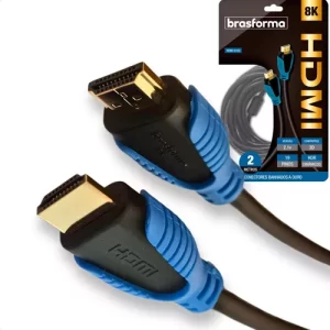 Cabo Hdmi De Alta Definição 2.1v 8k 2 Metros, Brasforma