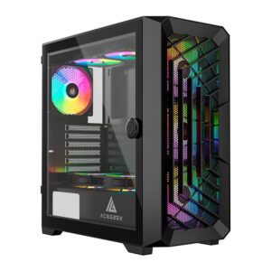 Gabinete Gamer Acegeek Navigator A410 Mesh sem fan e sem cooler