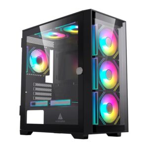 Gabinete Gamer Acegeek Odyssey sem fans e sem cooler