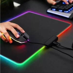 Mouse Pad Gamer Speed Com Led Rgb 25X35CM