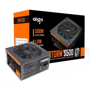Fonte Aigo Darkflash Storm S500, 500W, 80 Plus