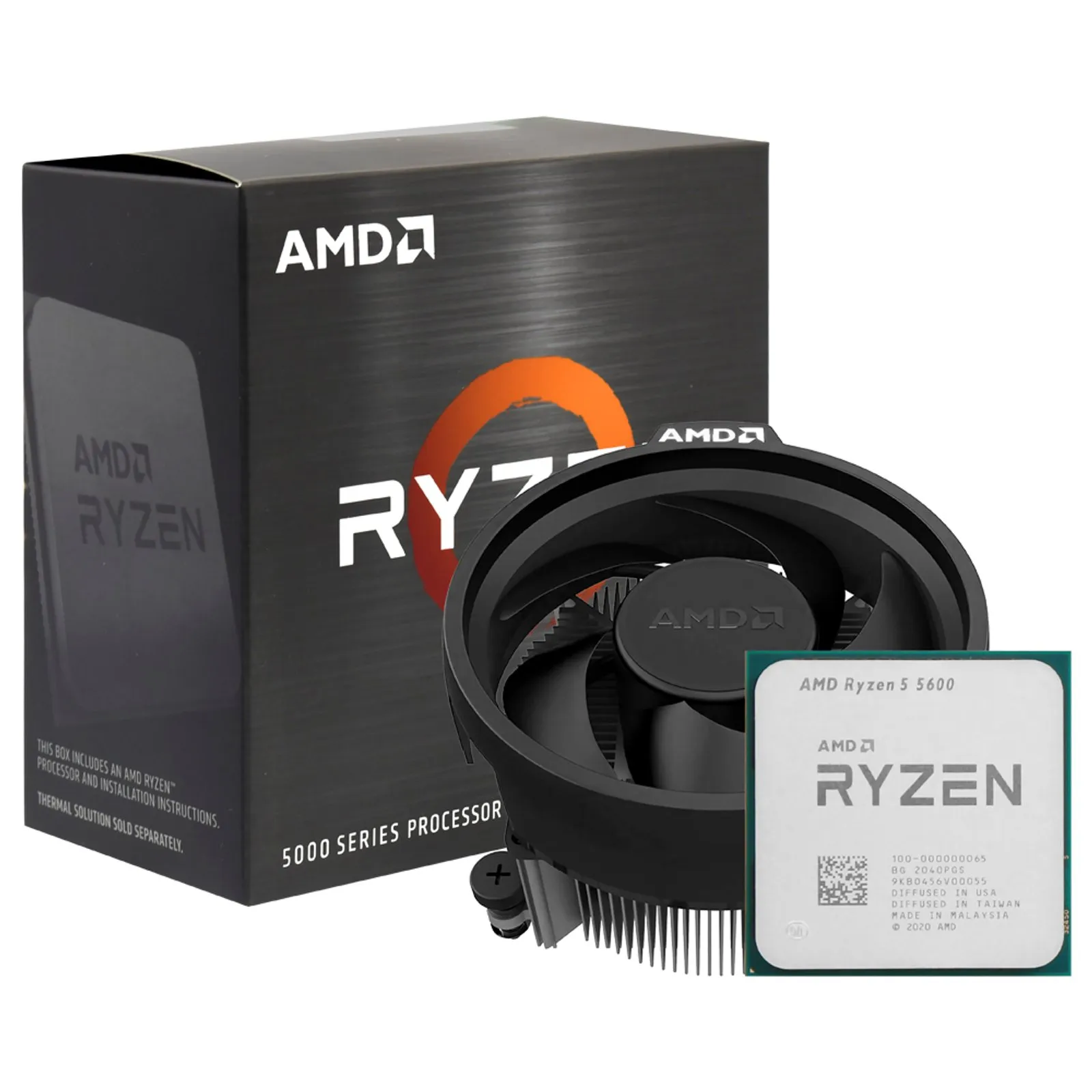Processador AMD Ryzen 5 5600, Sem Vídeo
