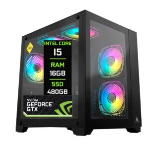 Computador Gamer Aquarium i5 16G SSD 480GB GTX