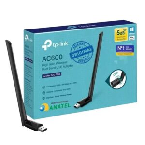 Adaptador Rede Wifi Tp-link Archer T2u Plus Dual Band 5ghz