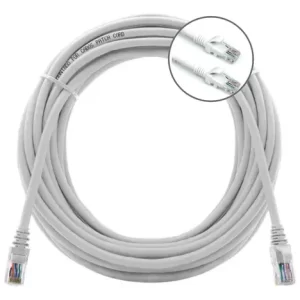 Cabo De Rede Cat6 5m Plus Cable Branco