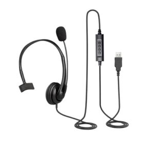 Headset USB Unilateral p/ Call Center