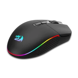 Mouse Gamer Sem Fio Redragon Invader Pro, RGB, 10000 DPI, 9 Botões, Wireless
