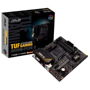 Placa Mãe Asus TUF GAaming A520M-Plus II, AMD AM4