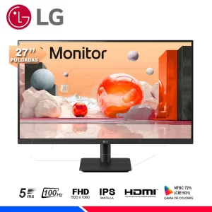 Monitor Gamer LG 27 pol. IPS FullHD, 100 Hz
